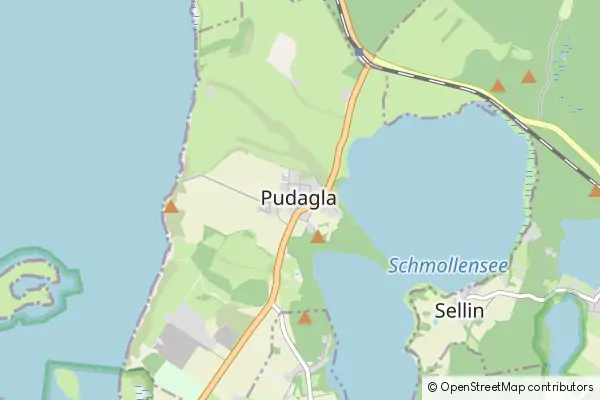 Mapa Pudagla