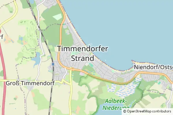 Mapa Timmendorfer Strand