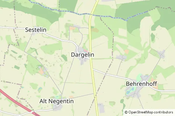 Mapa Dargelin