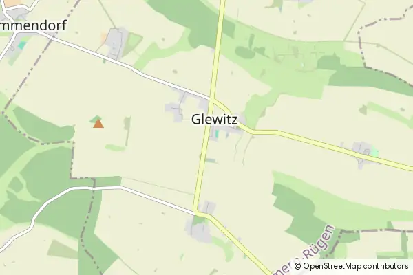 Mapa Glewitz