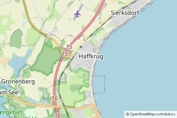 Mapa Haffkrug