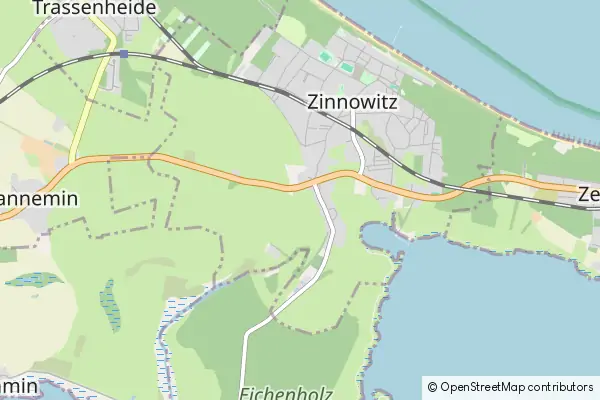 Mapa Zinnowitz