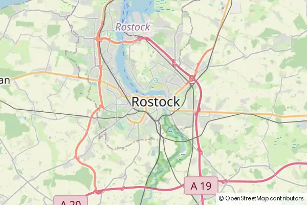 Mapa Rostock