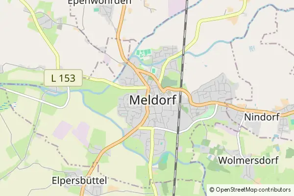 Mapa Meldorf