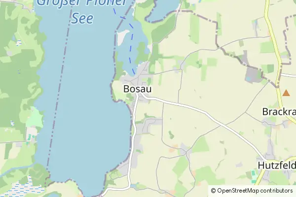 Mapa Bosau