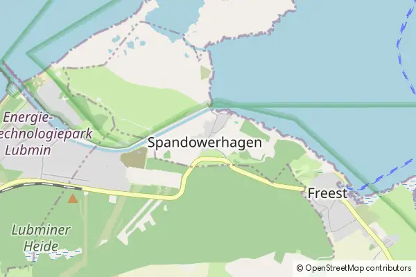 Mapa Spandowerhagen