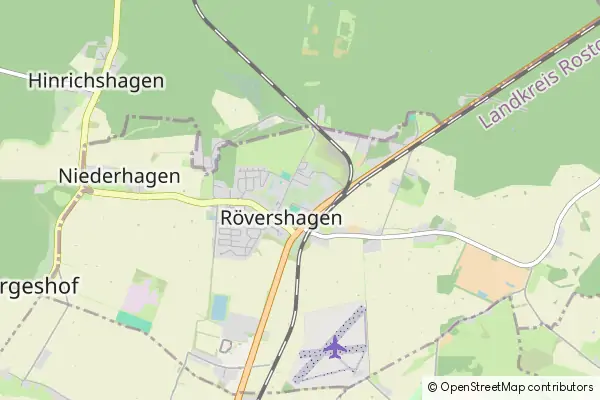 Mapa Roevershagen