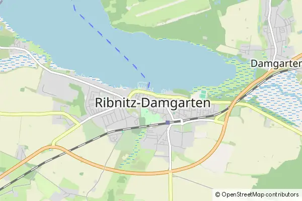 Mapa Ribnitz-Damgarten