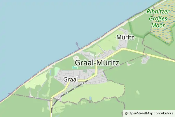 Mapa Graal-Mueritz