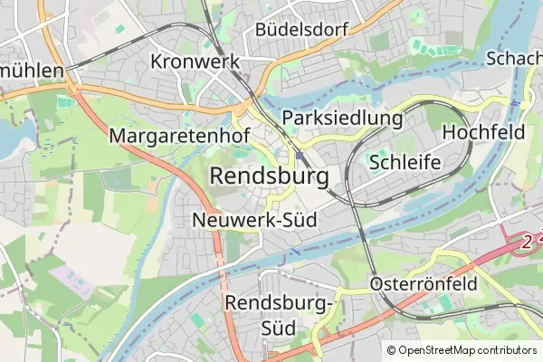 Mapa Rendsburg