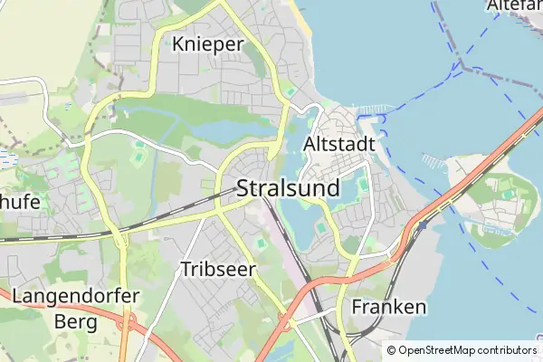 Mapa Stralsund