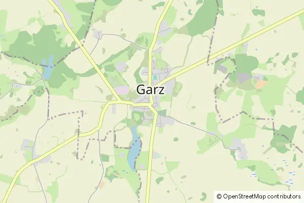 Mapa Garz