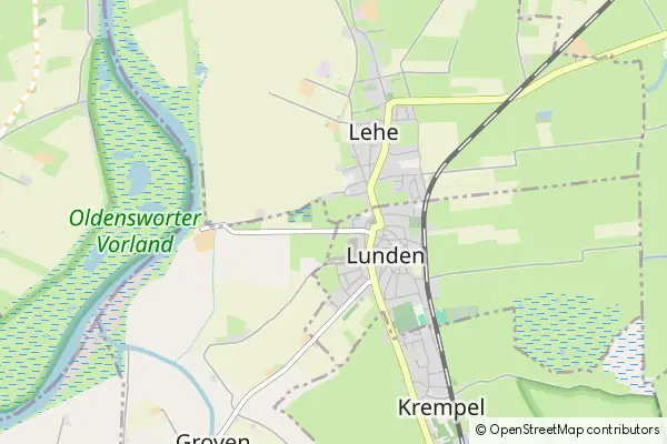 Mapa Lunden