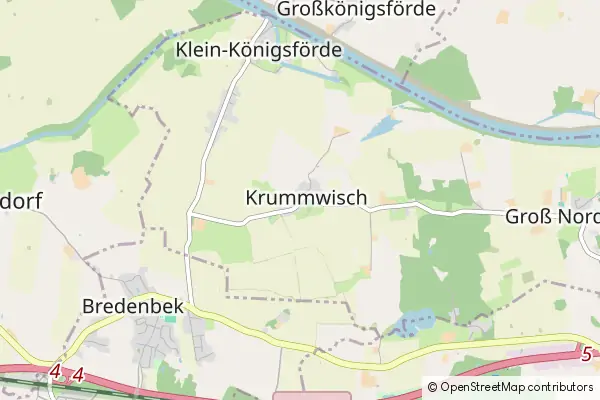 Mapa Krummwisch