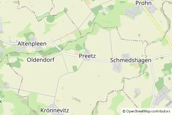 Mapa Preetz