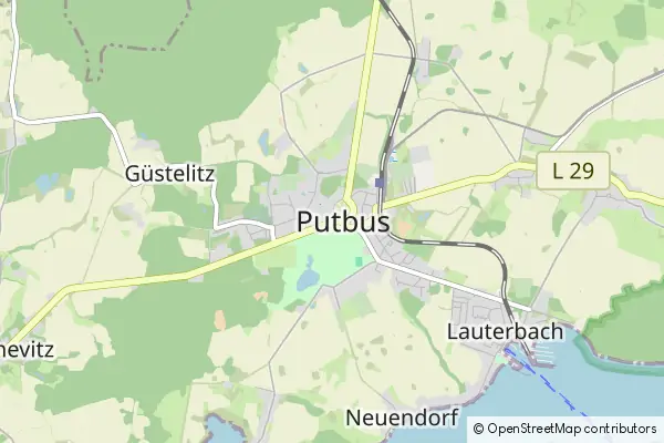 Mapa Putbus