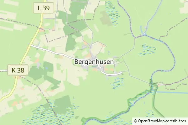 Mapa Bergenhusen