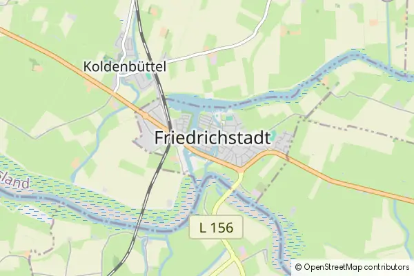 Mapa Friedrichstadt