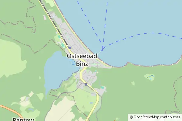 Mapa Ostseebad Binz