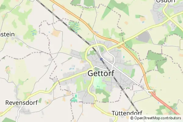 Mapa Gettorf