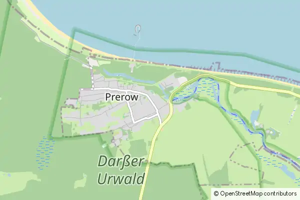 Mapa Ostseebad Prerow