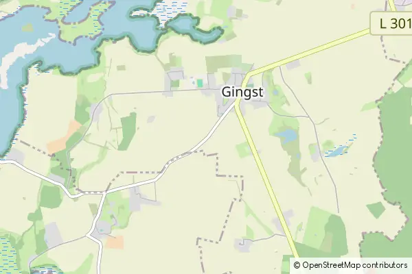 Mapa Gingst