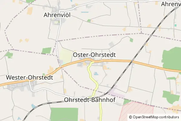 Mapa Oster-Ohrstedt