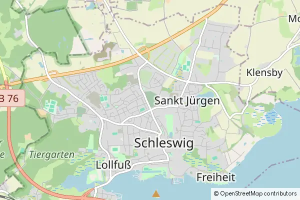 Mapa Schleswig