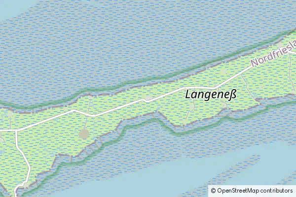 Mapa Langeneß