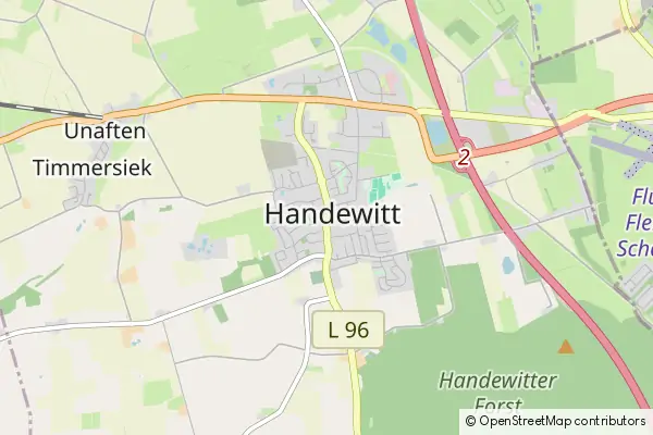 Mapa Handewitt