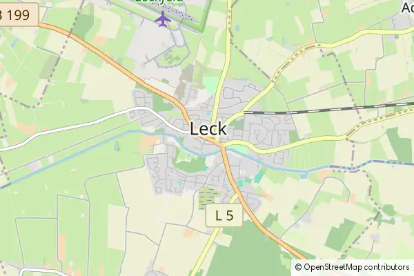 Mapa Leck