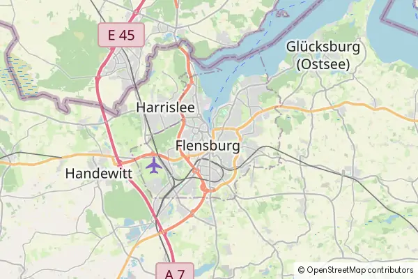 Mapa Flensburg