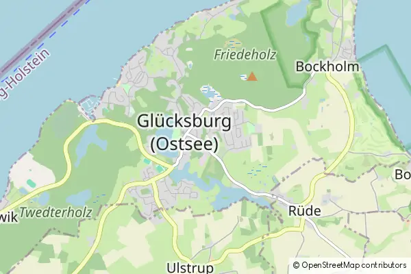 Mapa Glücksburg