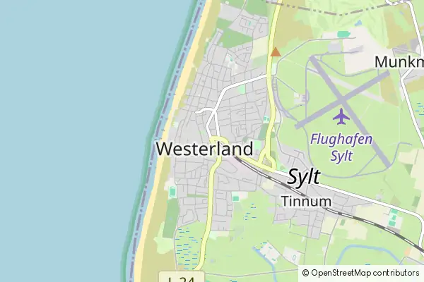 Mapa Westerland