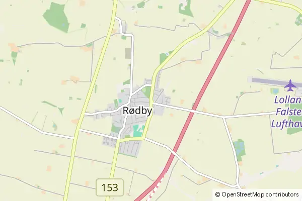 Mapa Roedby