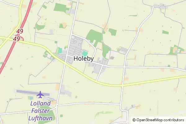 Mapa Gmina Holeby