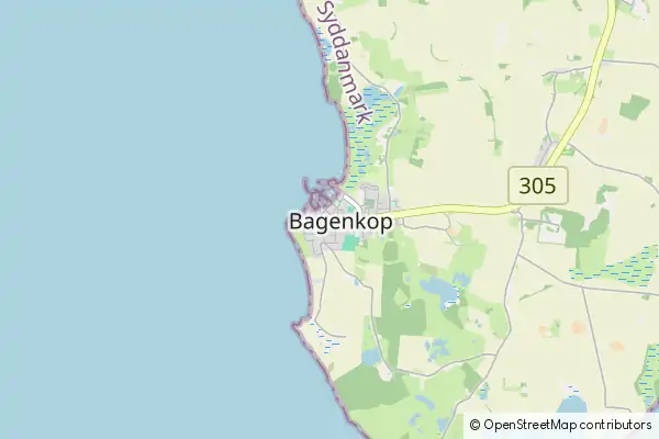 Mapa Bagenkop