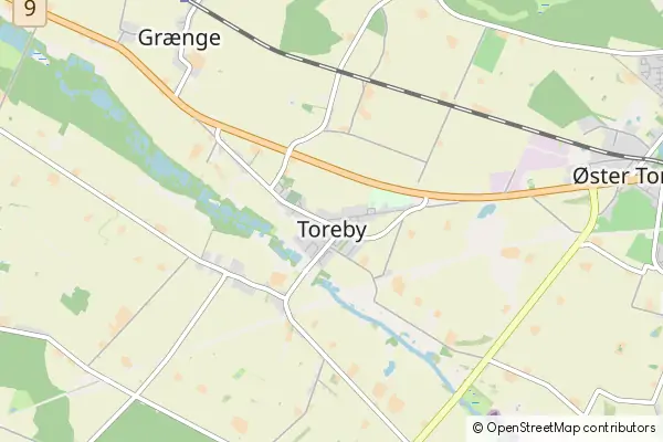 Mapa Toreby