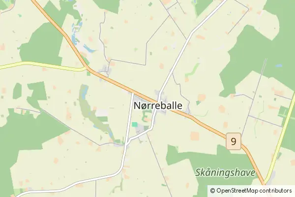 Mapa Noerreballe