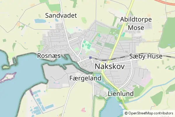 Mapa Nakskov