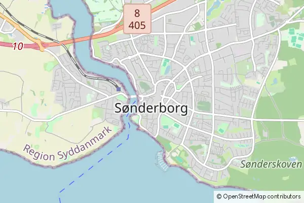 Mapa Soenderborg