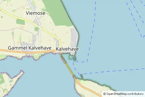 Mapa Kalvehave