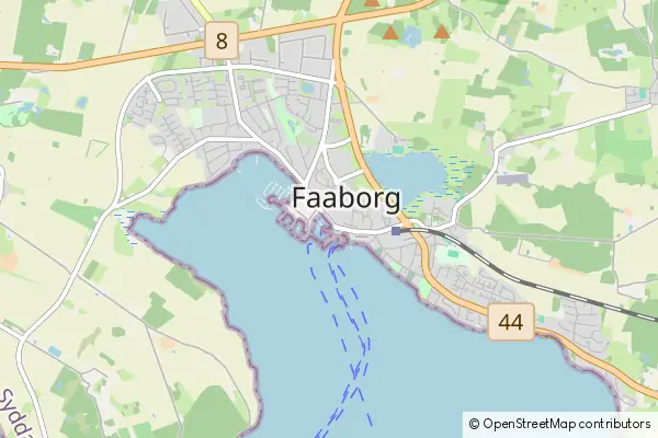 Mapa Faaborg