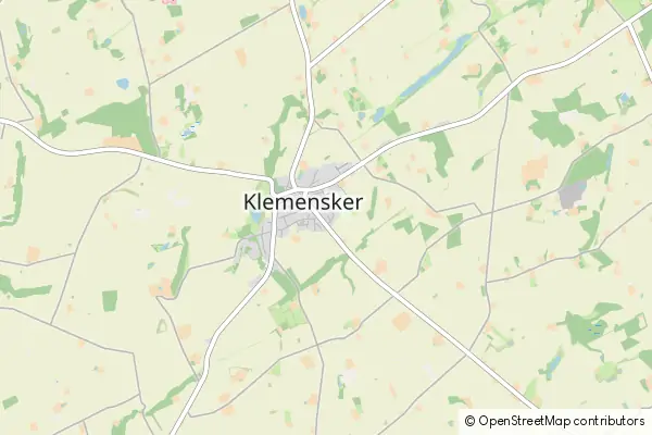 Mapa Klemensker