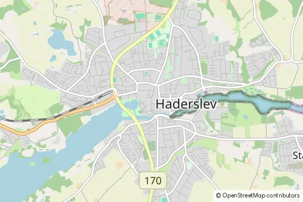 Mapa Haderslev