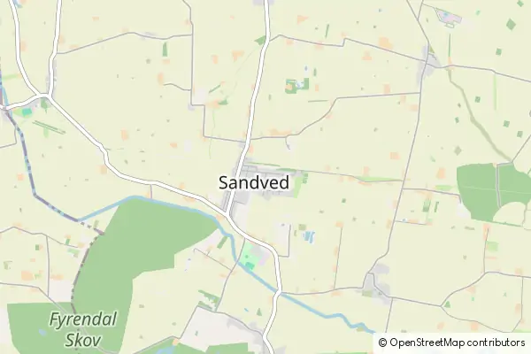 Mapa Sandved