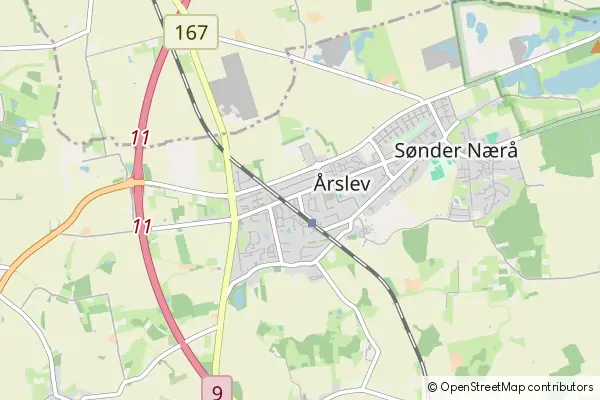 Mapa Aarslev