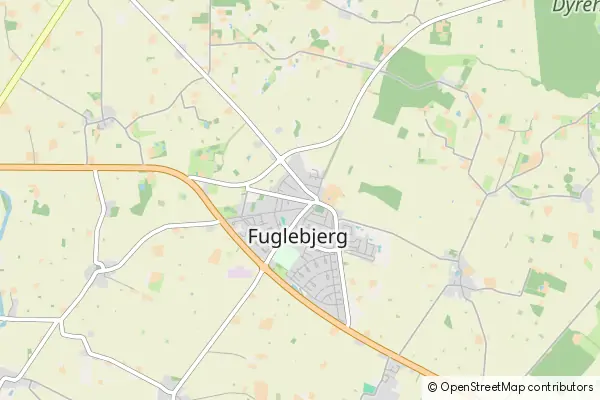 Mapa Gmina Fuglebjerg