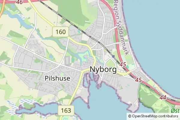 Mapa Nyborg