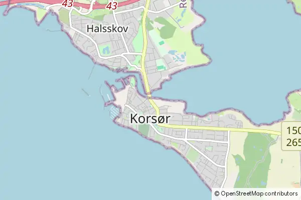 Mapa Korsoer